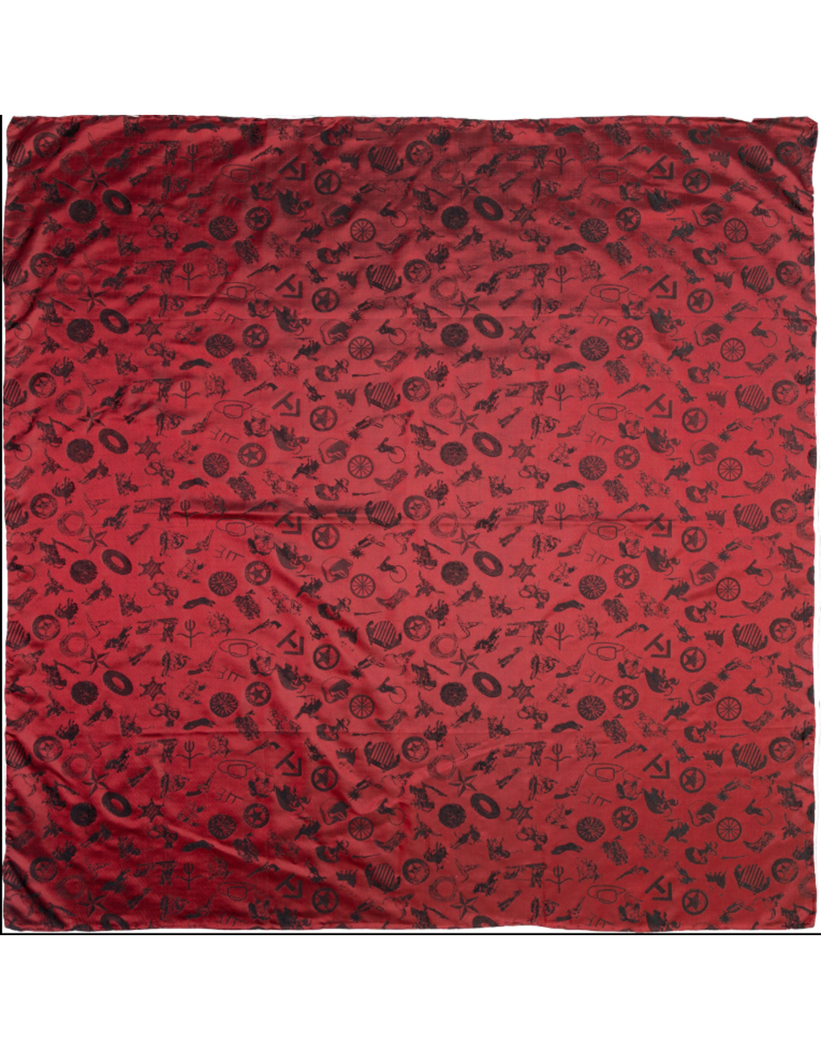 WILD RAG COWBOY BAROQUE SILK SCARF