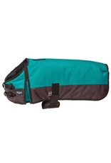 DOG BLANKET 600D TURQ/BROWN