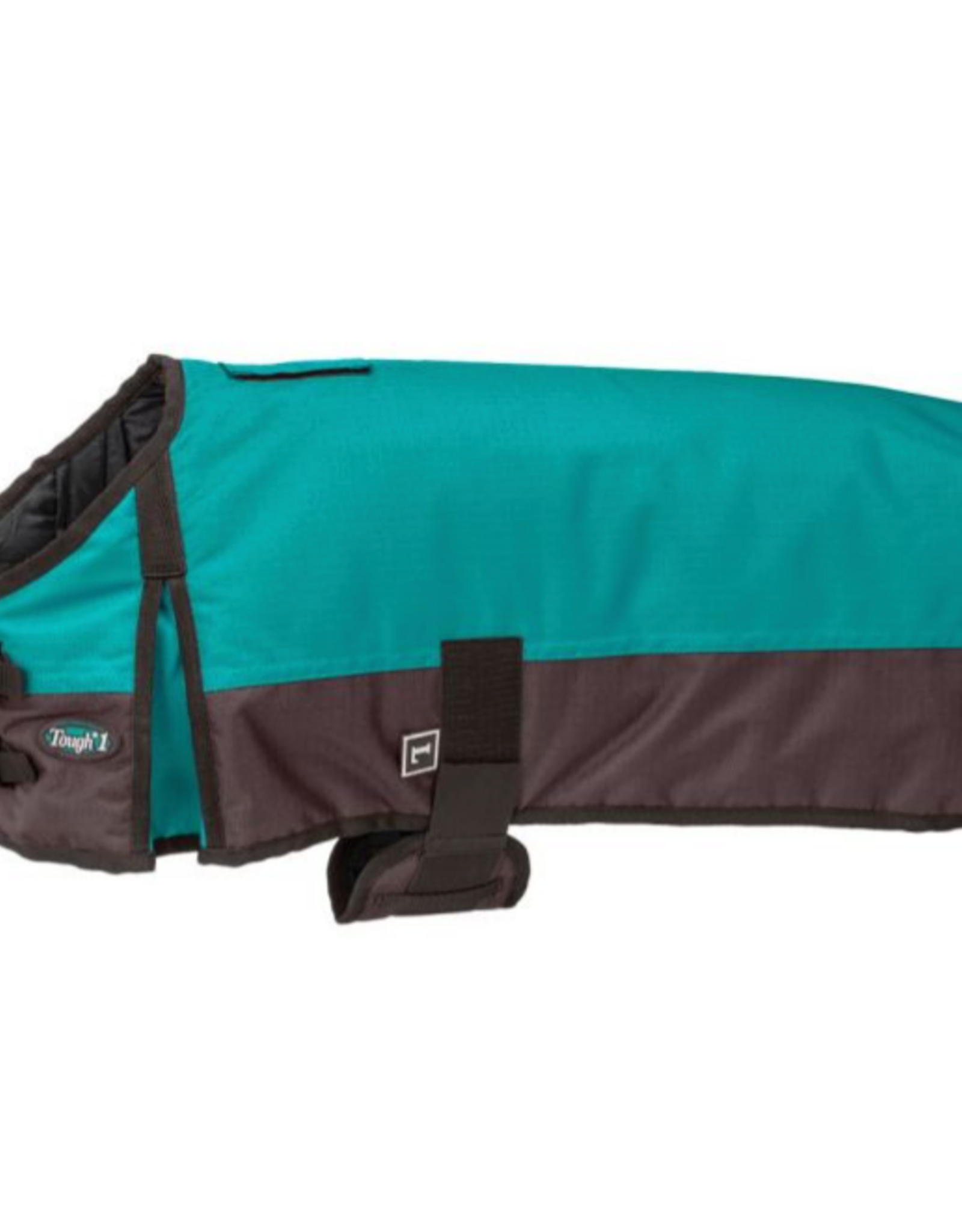 DOG BLANKET 600D TURQ/BROWN