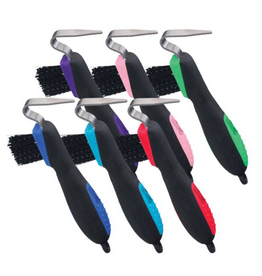 HOOF PICK GREAT GRIP W/ BRUSH