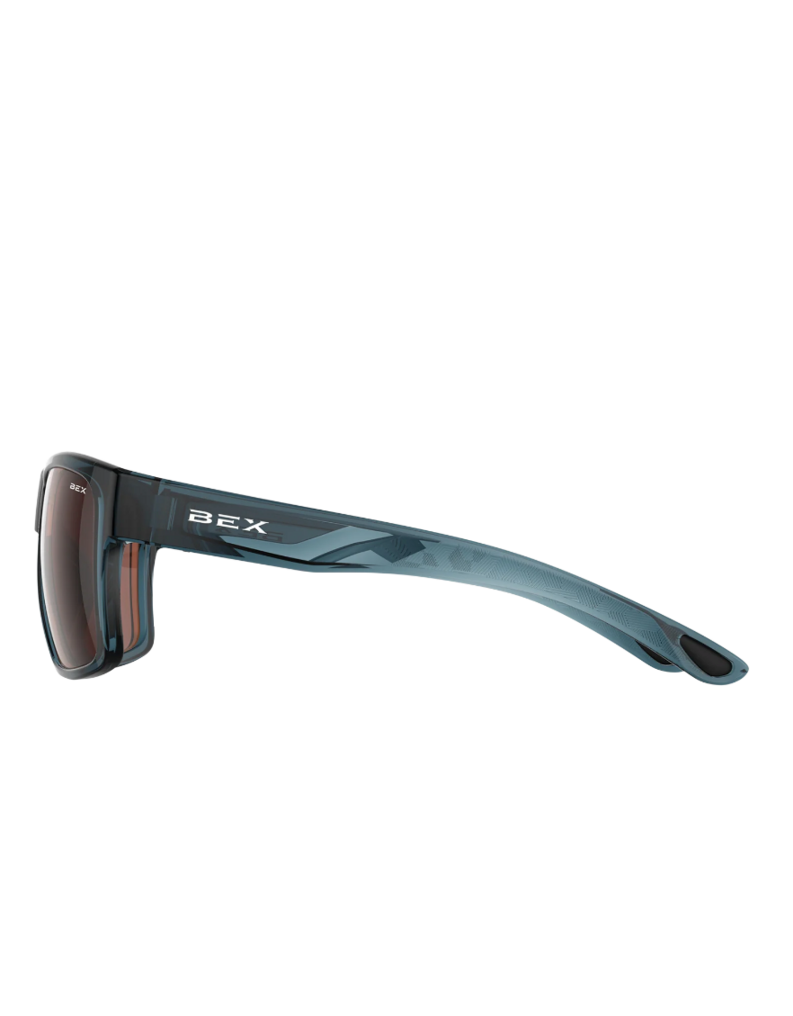 BEX BEX SUNGLASSES PILLAR CLEAR LAKE BLUE BROWN