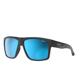 BEX SUNGLASSES PILLAR BLACK SIENNA BLUE ANGLER PRO