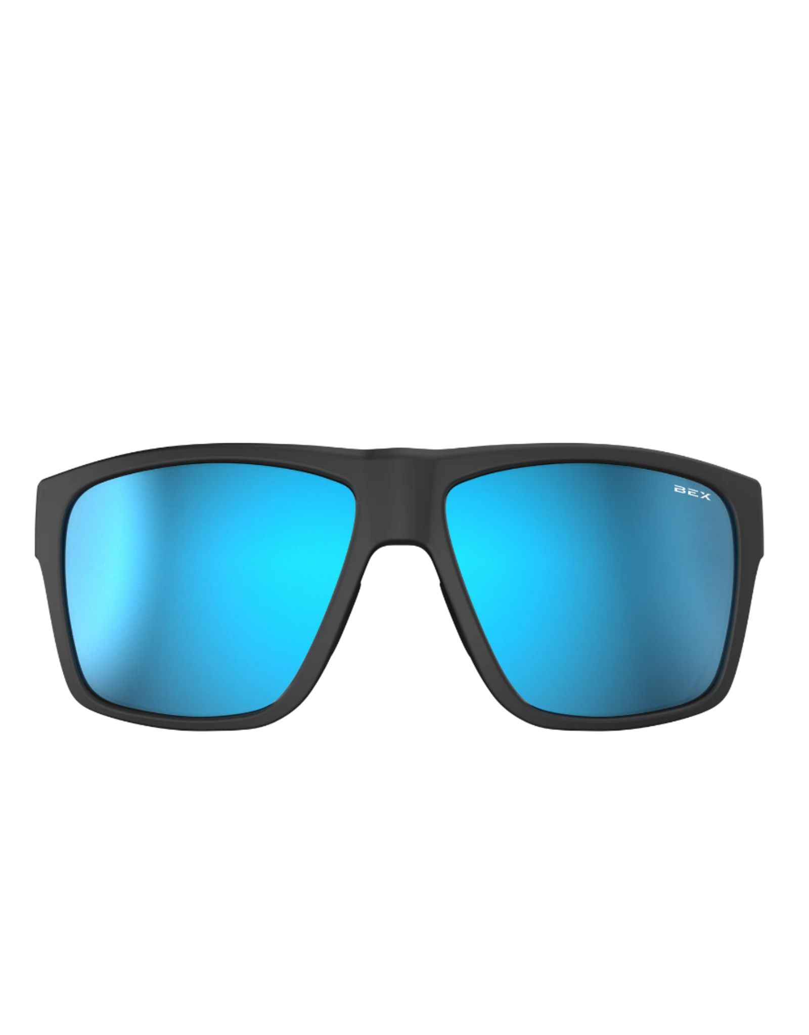 BEX SUNGLASSES PILLAR BLACK SIENNA BLUE ANGLER PRO