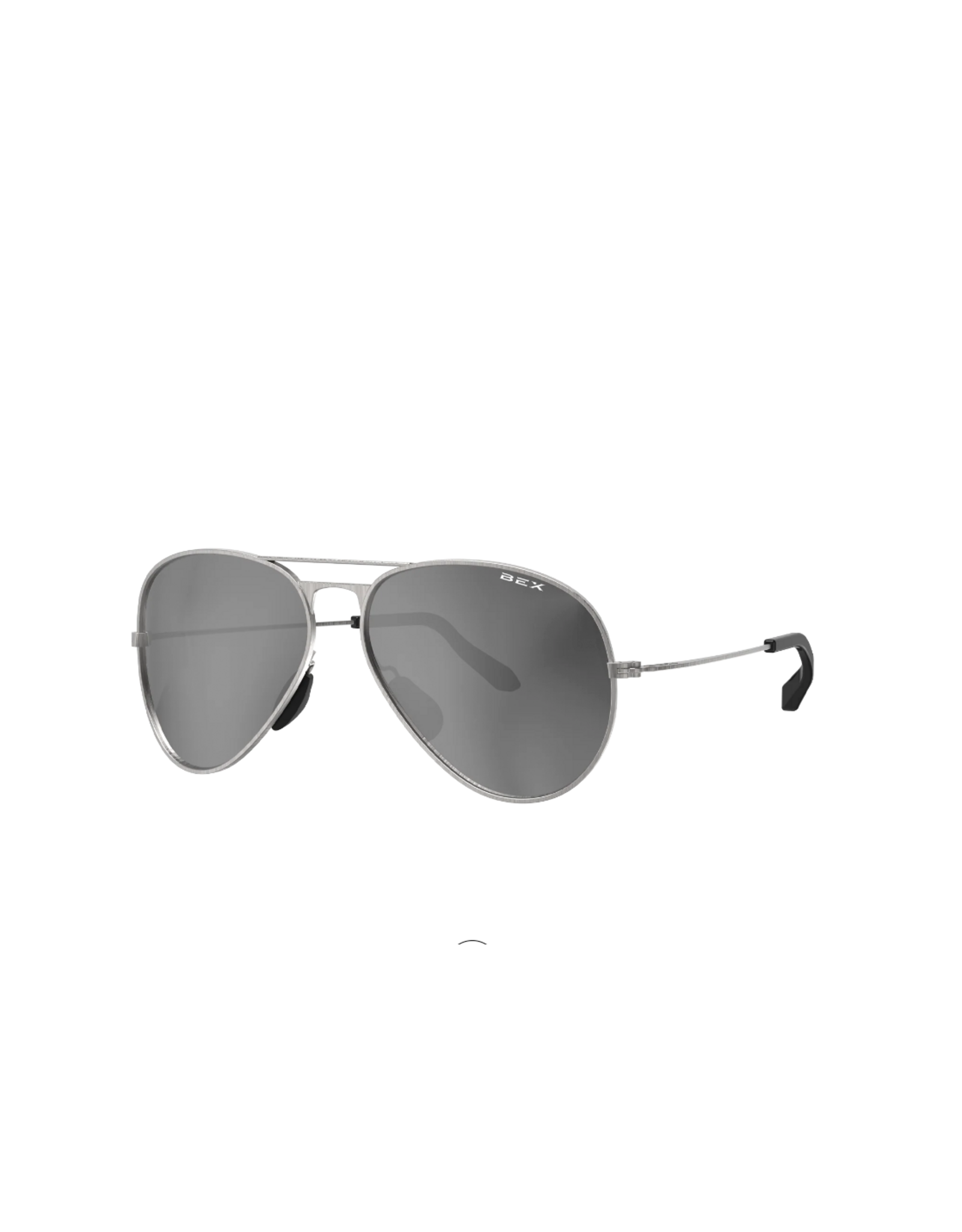 BEX SUNGLASSES WESLEY BRUSHED SILVER