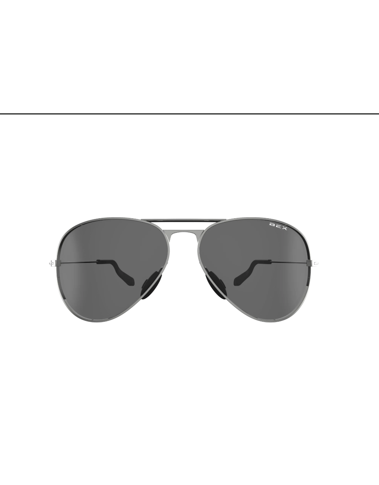 BEX SUNGLASSES WESLEY SILVER/GRAY
