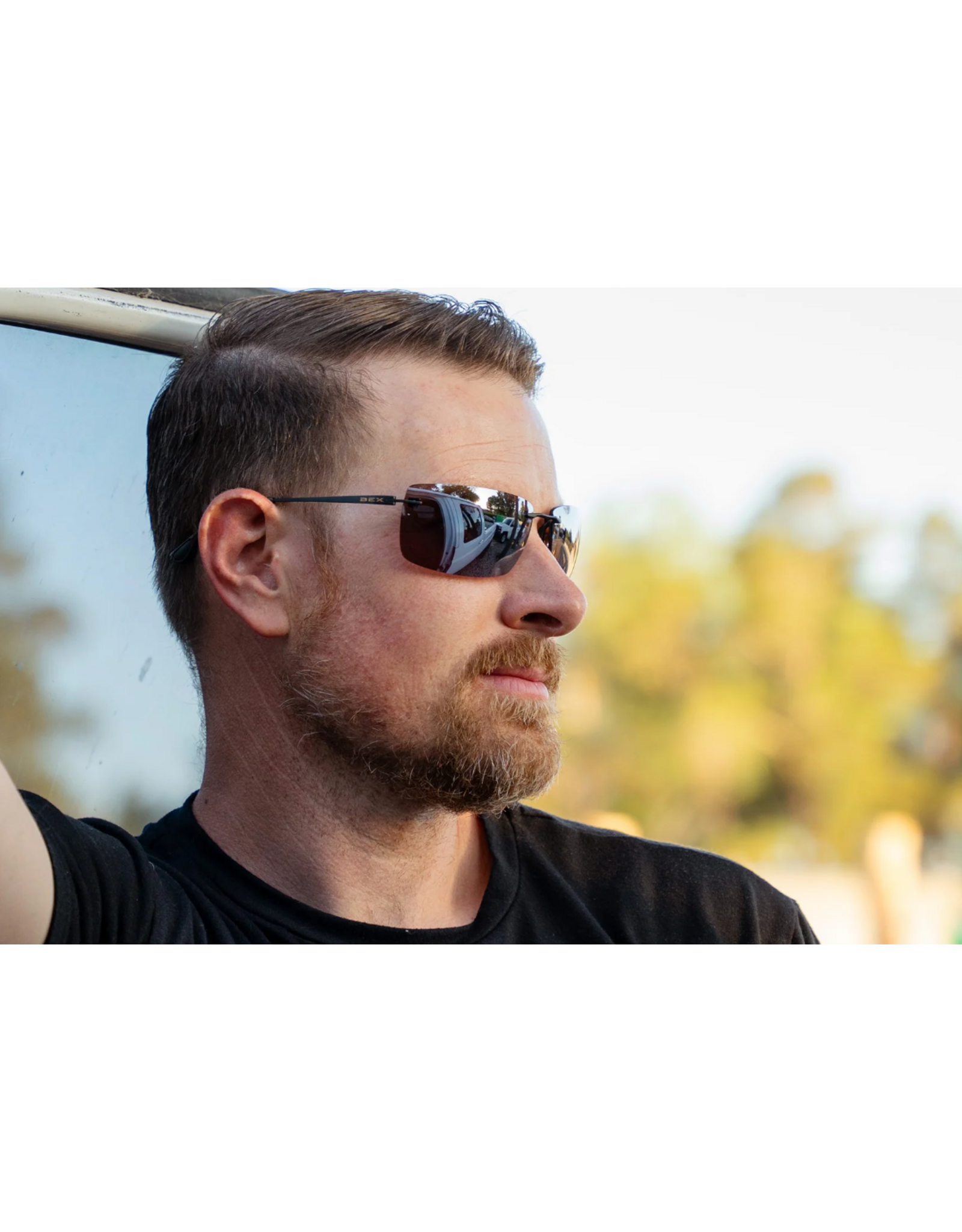 BEX SUNGLASSES FYNNLAND X OTG BLACK BROWN SILVER