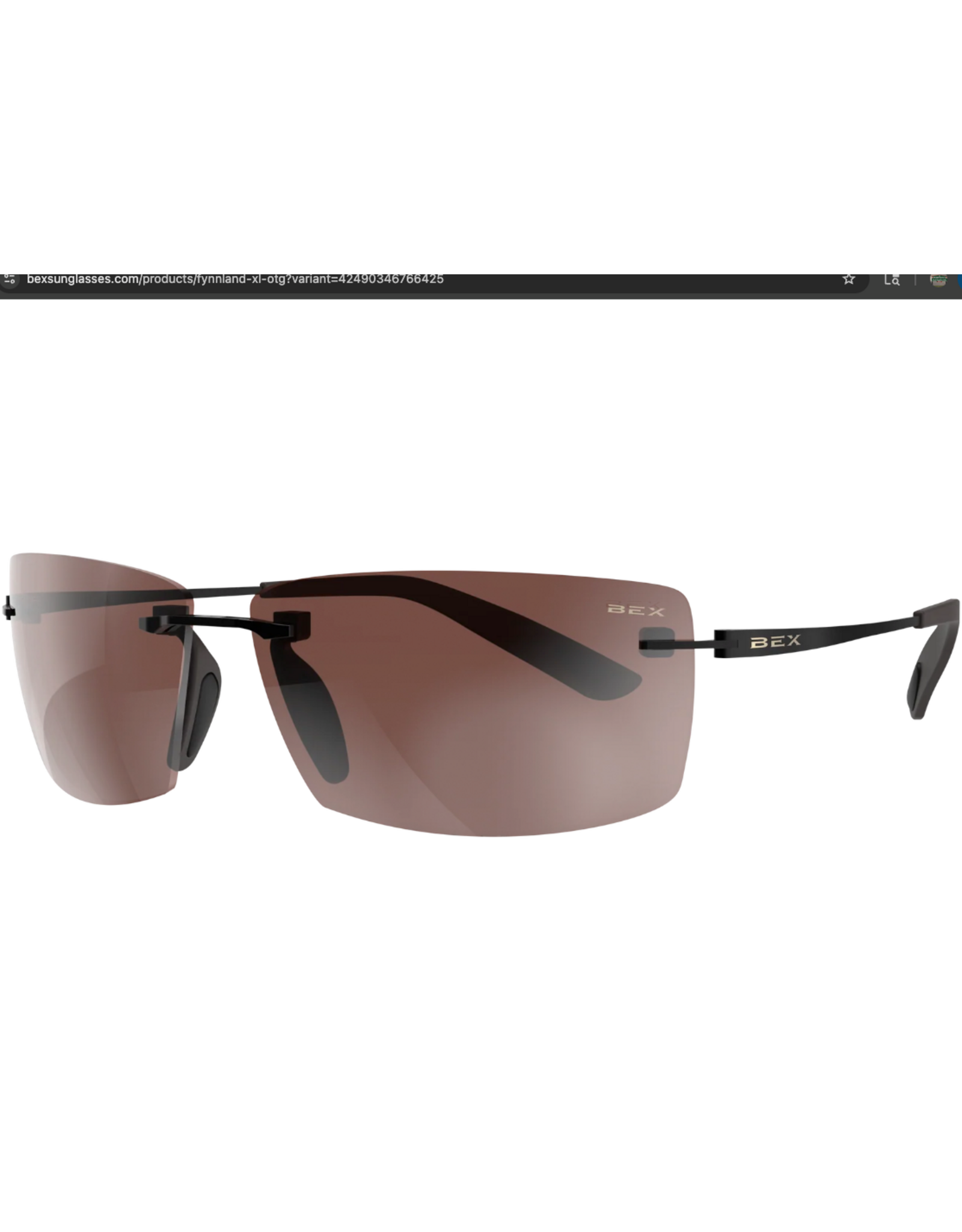 BEX GLASSES FYNNLAND XL BLACK/BROWN