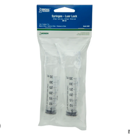 SYRINGE LUER LOCK 35 CC 2 PACK