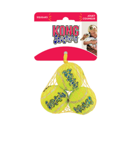 DOG TOY KONG SQUEAKER BALL SMALL 3 PK