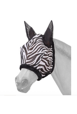 FLY MASK W/ EARS MESH ZEBRA PRINT PONY