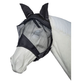 FLY MASK W/ EARS COMFORT MESH HORSE BLACK