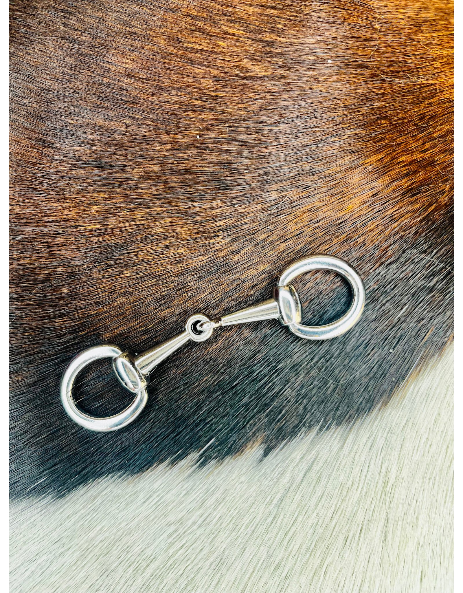SNAFFLE BIT SCARF SLIDE SILVER
