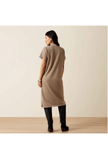 T SHIRT DRESS WMS ARIAT BROWN "BANDITO"