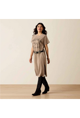 T SHIRT DRESS WMS ARIAT BROWN "BANDITO"