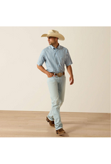 SHIRT MNS ARIAT SS BLUE SHADOW STRIPE