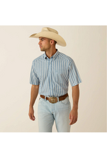 SHIRT MNS ARIAT SS BLUE SHADOW STRIPE
