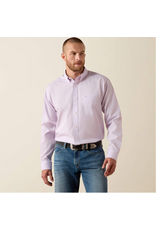 SHIRT MNS ARIAT LS SOLID PURPLE OXFORD