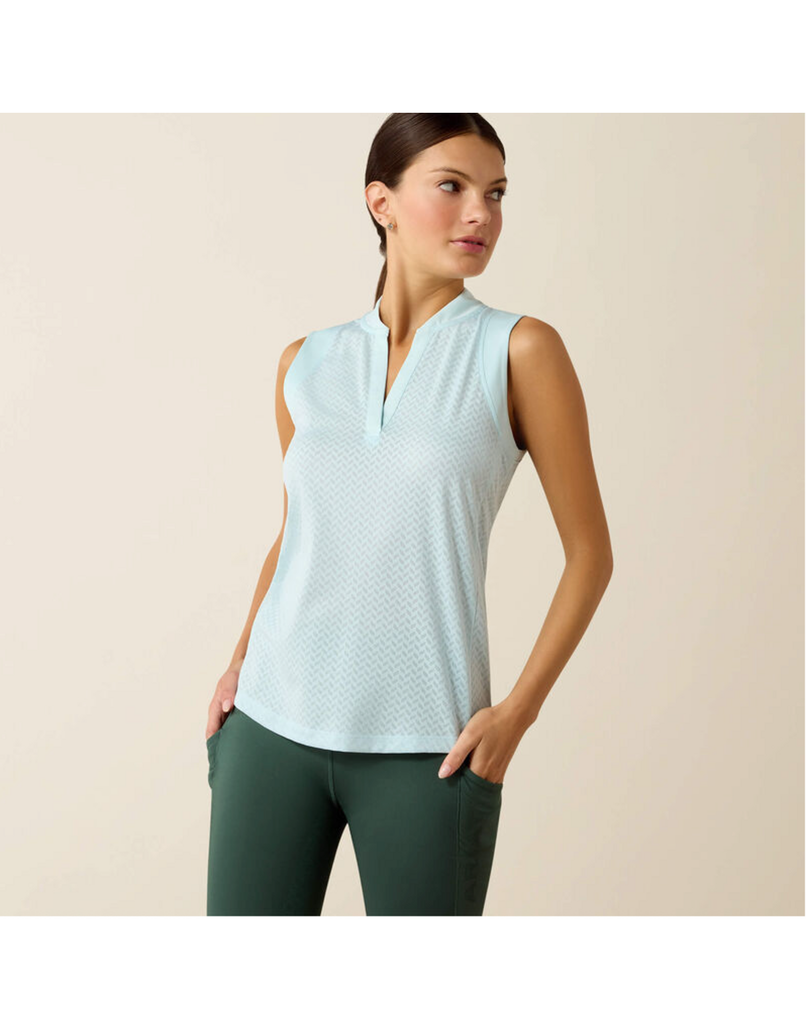 TANK TOP WMS ARIAT MESA STARLIGHT BLUE