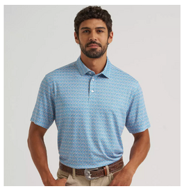 SHIRT MNS WRANGLER POLO PAPAYA PUNCH