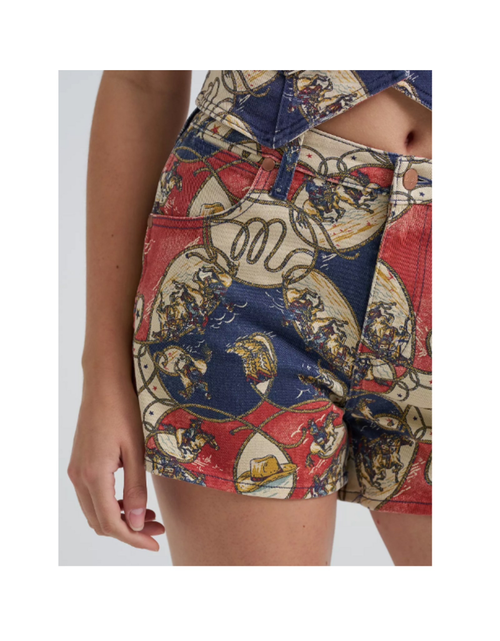 SHORTS WMNS WRANGLER DENIM RODEO