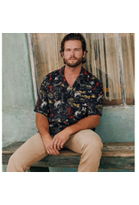 SHIRT MNS WRANGLER COCONUT COWBOY BLACK