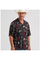 SHIRT MNS WRANGLER COCONUT COWBOY BLACK