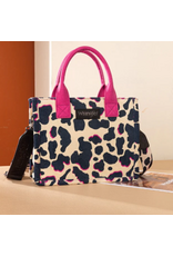 PURSE CROSSBODY WRANGLER CONCEALED CARRY COW PRINT HOT PINK
