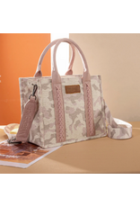 PURSE CROSSBODY WRANGLER CAMO PRINT PINK