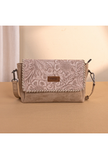 CROSSBODY BAG W/ SMALL POUCH WRANGLER VINTAGE FLORAL KHAKI