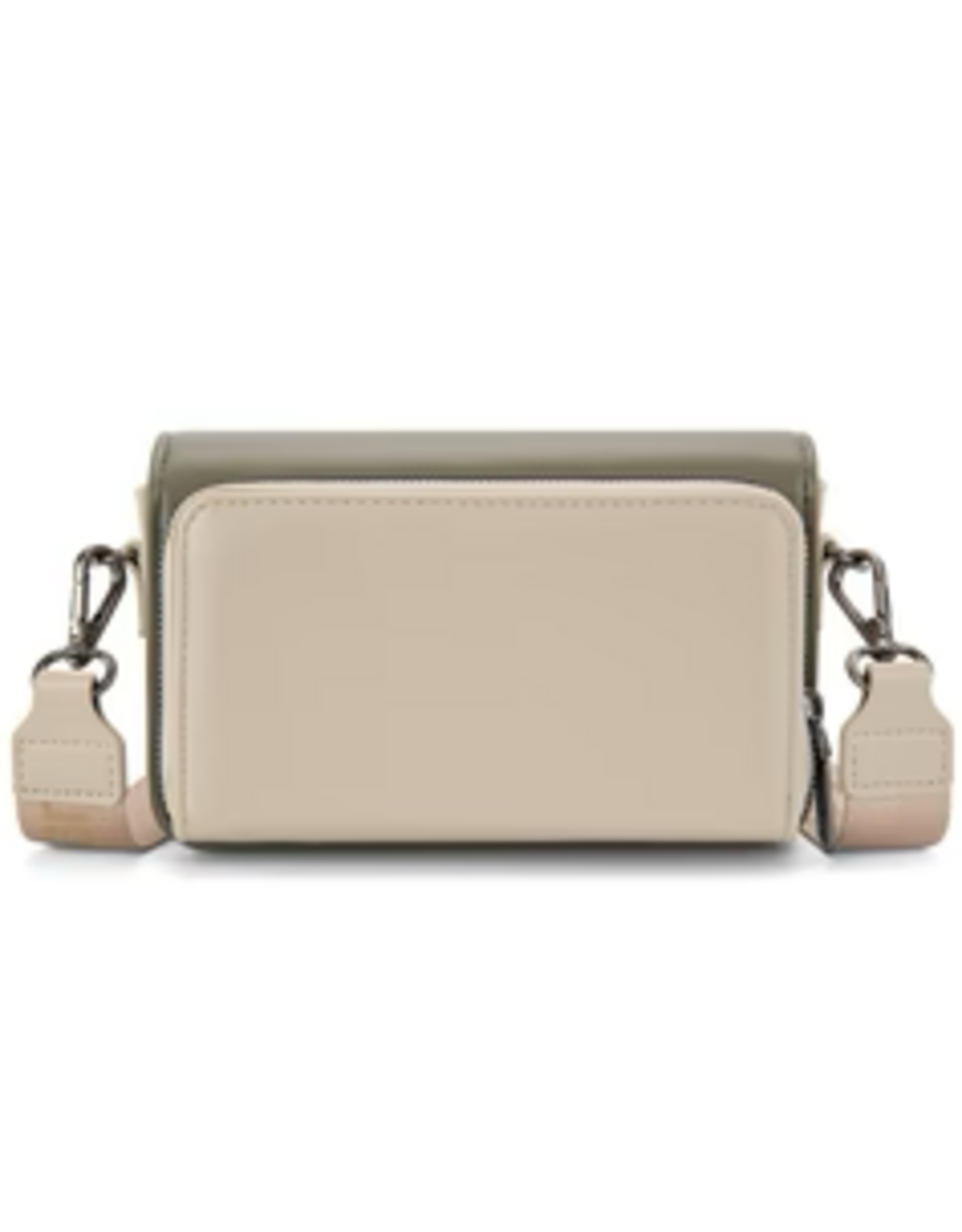 CROSSBODY WALLET WRANGLER DUAL TONE SMALL BEIGE/GREEN