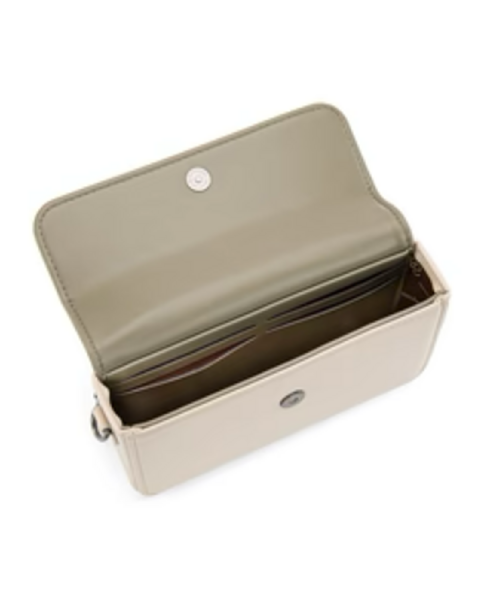 CROSSBODY WALLET WRANGLER DUAL TONE SMALL BEIGE/GREEN