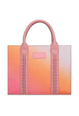 PURSE CROSSBODY WRANGLER OMBRE PINK/ORANGE