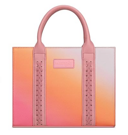 PURSE CROSSBODY WRANGLER OMBRE PINK/ORANGE