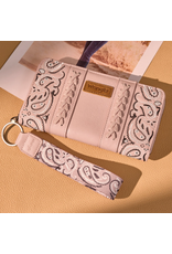 WALLET WRANGLER BANDANA PAISLEY PINK