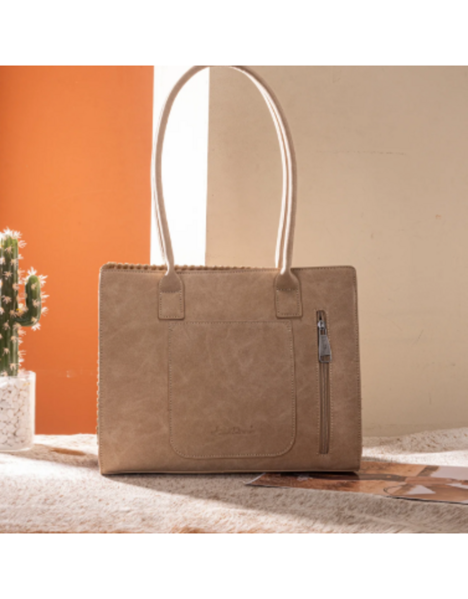 PURSE CONCEALED CARRY TOOLED W/TASSEL