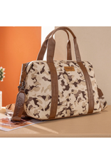 DUFFLE BAG WRANGLER CAMO PRINT BROWN