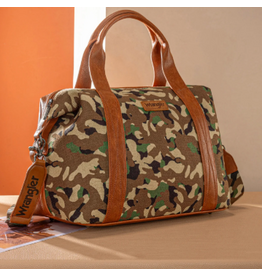 DUFFLE BAG WRANGLER CAMO PRINT GREEN