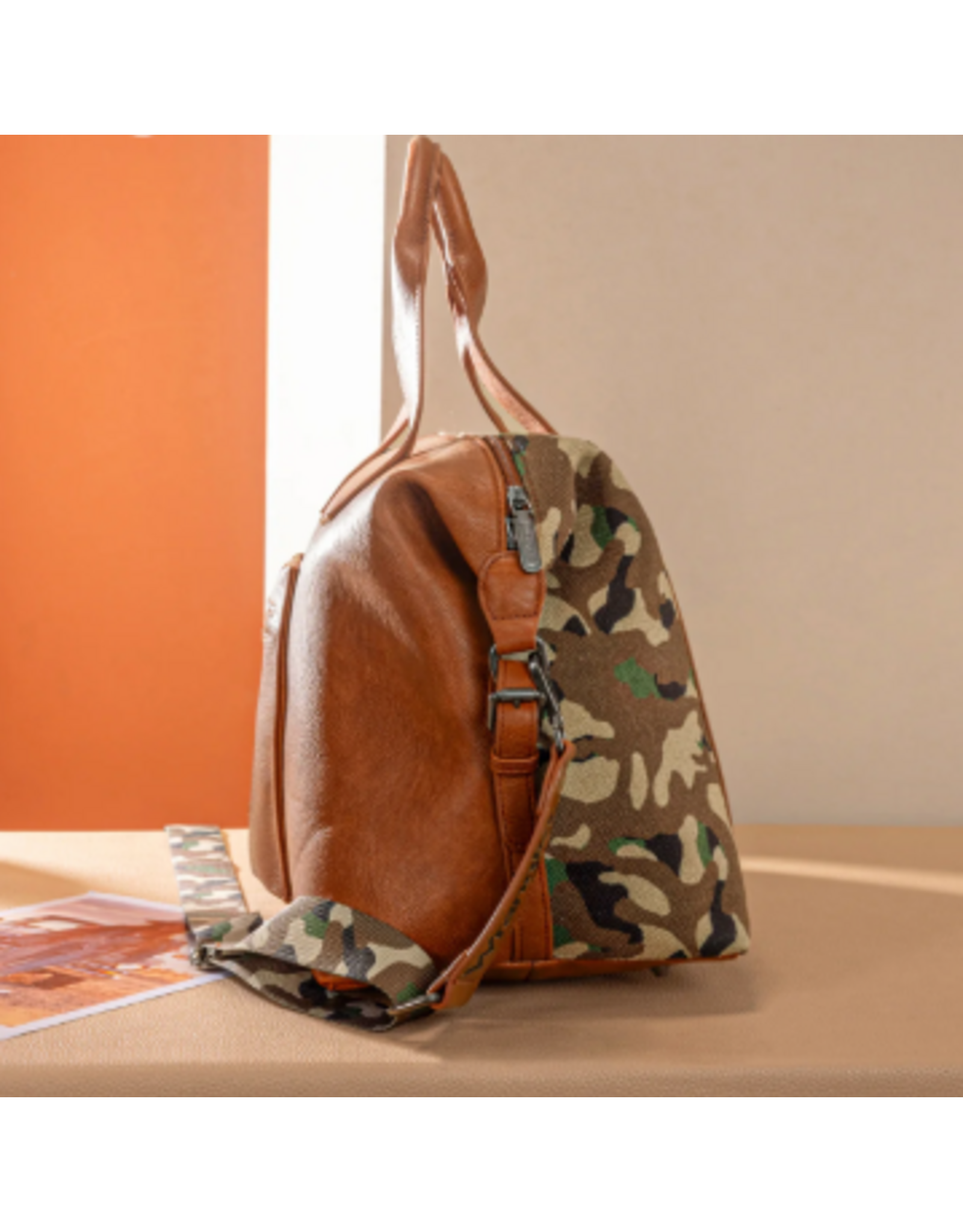 DUFFLE BAG WRANGLER CAMO PRINT GREEN