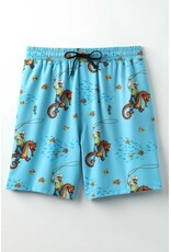 CINCH SWIM TRUNKS MNS CINCH COWBOY ON SEAHORSE