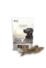 DOG TREATS DUCK JERKY ALL AMERICAN CANINE 2OZ