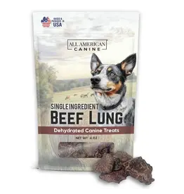 DOG TREAT BEEF LUNG ALL AMERICAN CANINE 2 OZ