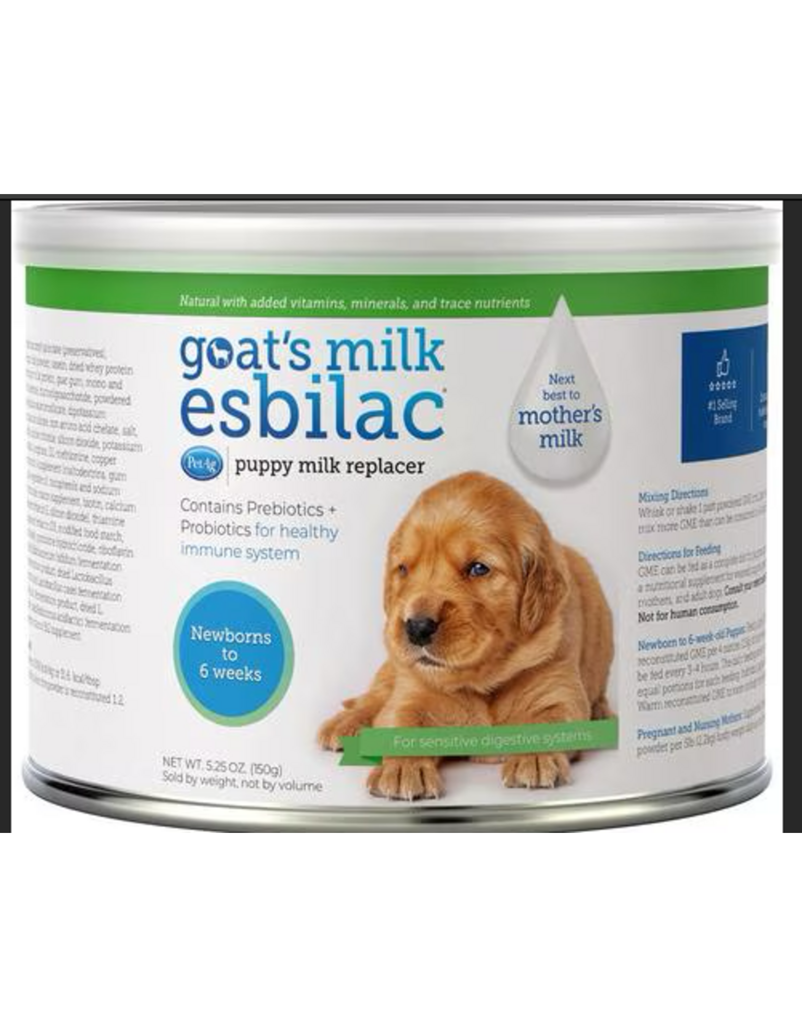 PUPPY MILK REPLACER GOATS MILK 5.25 OZ. ESBILAC
