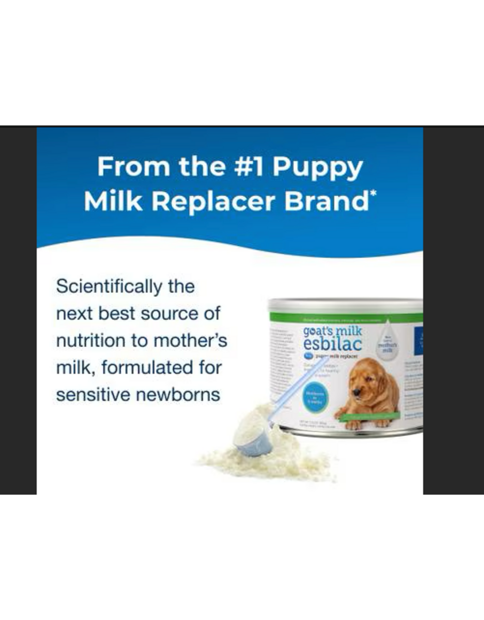 PUPPY MILK REPLACER GOATS MILK 5.25 OZ. ESBILAC