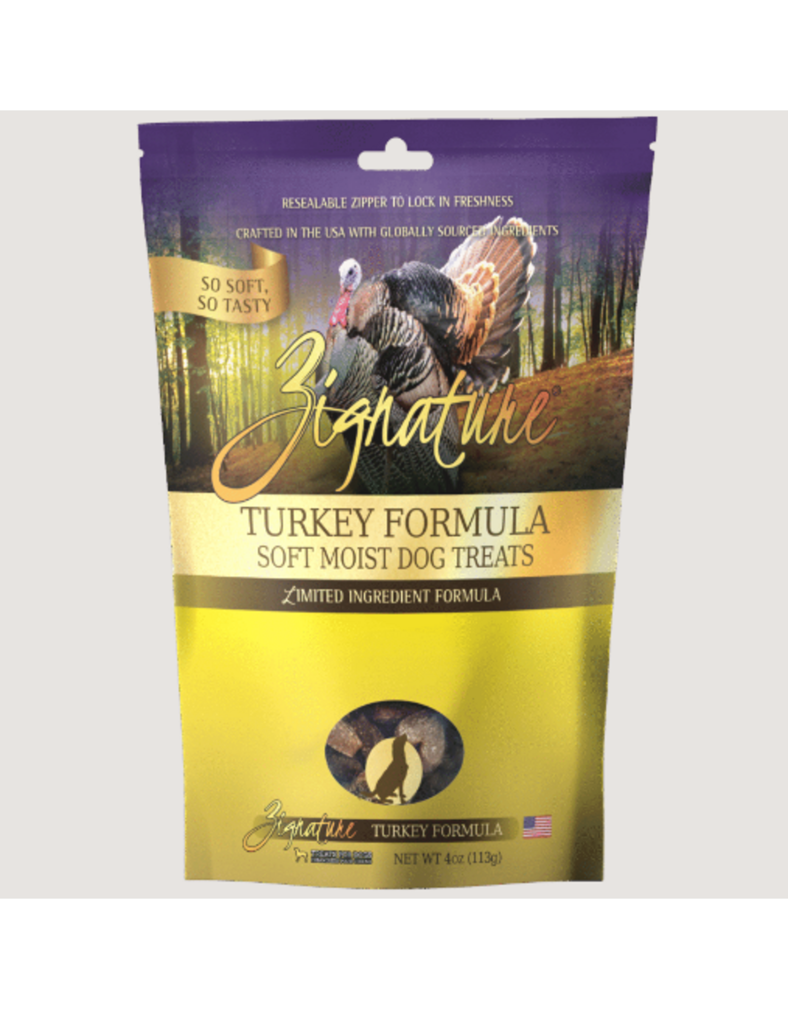 DOG TREATS TURKEY SOFT CHEW ZIGNATURE 4 OZ