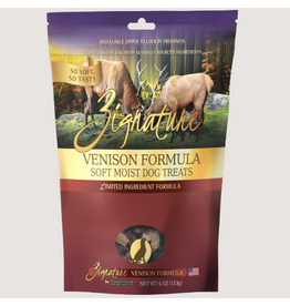 DOG TREATS VENISON SOFT CHEW ZIGNATURE 4 OZ