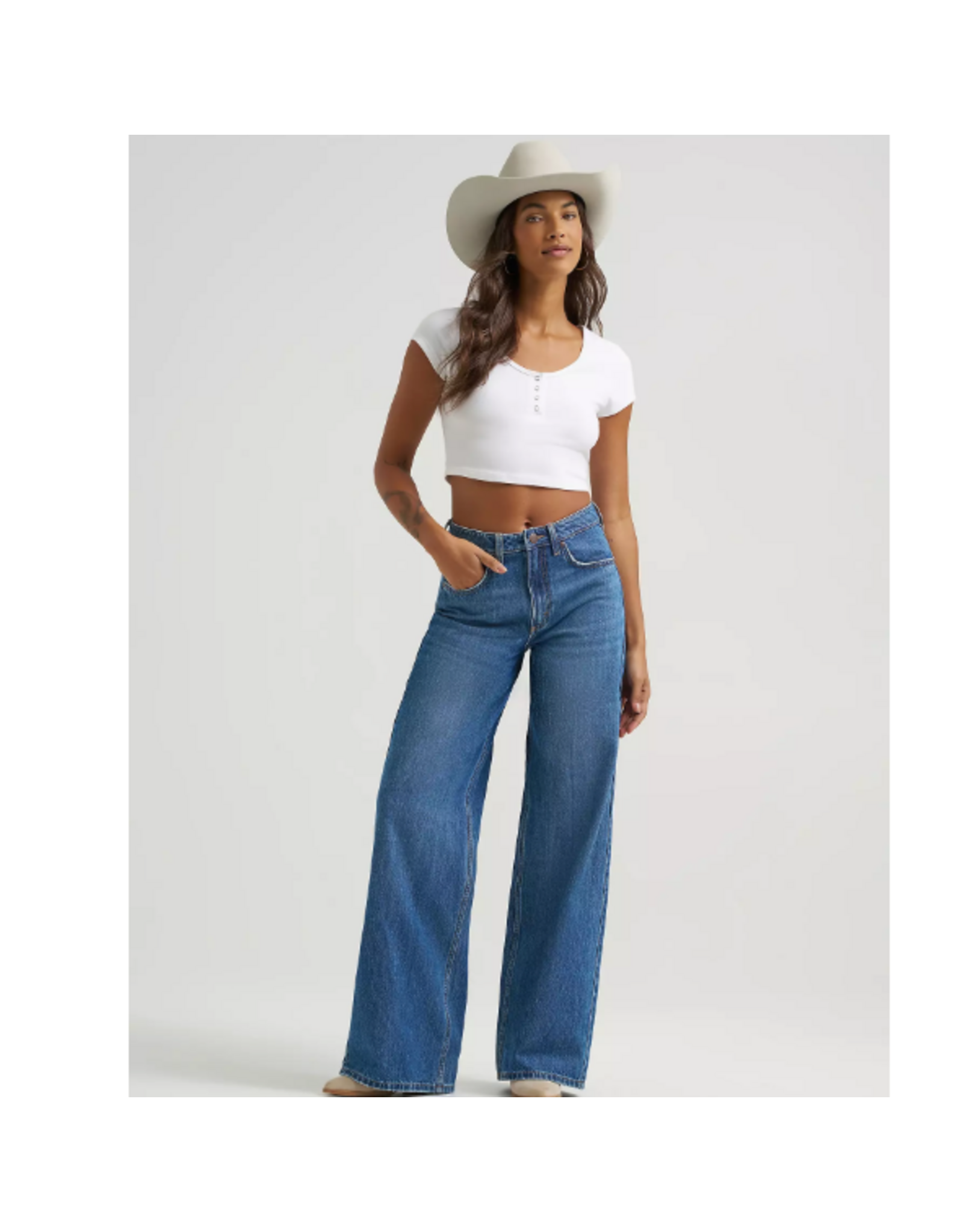 JEANS WMS WRANGLER WIDE LEG RETRO BAILEY