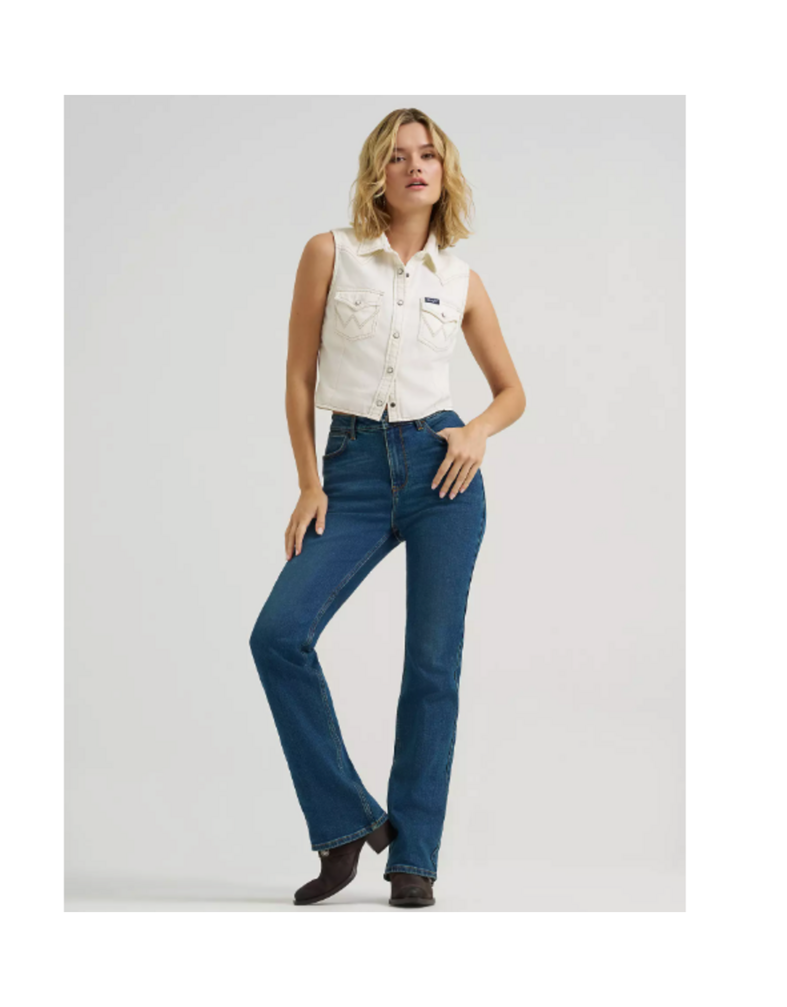 JEANS WMS WRANGLER BOOTCUT ALPINE