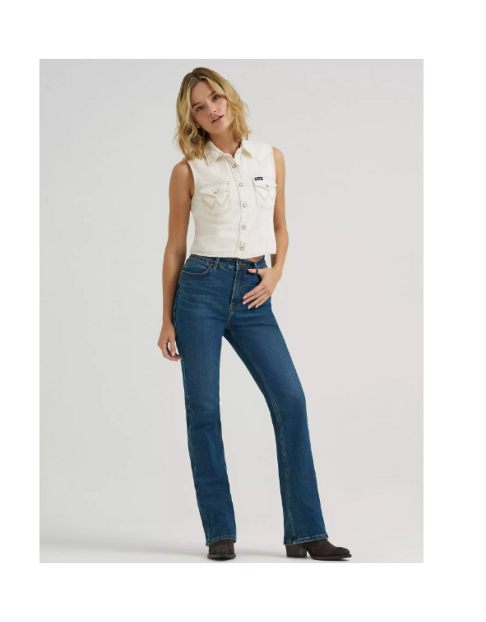 JEANS WMS WRANGLER BOOTCUT ALPINE