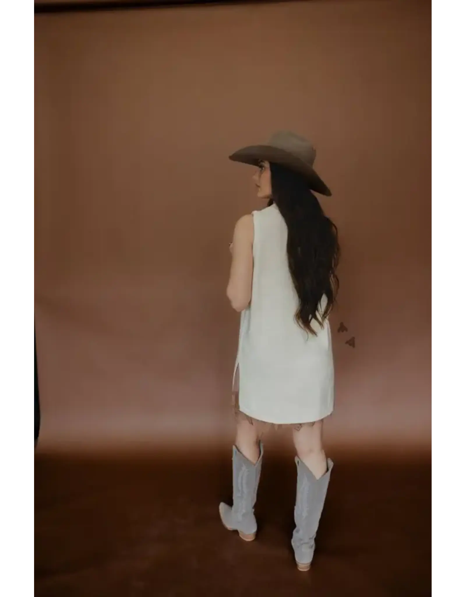 DRESS WMS SWEATER VEST "ROUGE RANCHER"