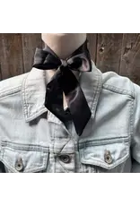 TWILLY WILD RAG BLACK SKINNY COWGIRL NECK TIE